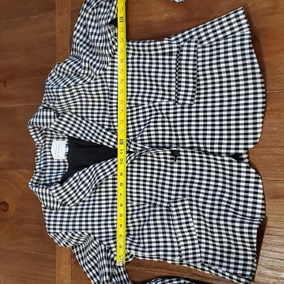 Maison d' Amelie Checkered Jacket Vintage Sz XL - Picture 8 of 12